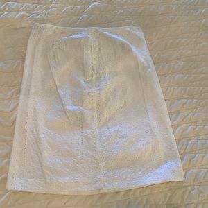 346 Brooks Brothers white eyelet skirt. Size 8